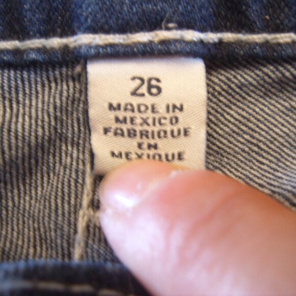 Like New Excellent Condition True Religion Women Jeans sz 26 Made in Mexico - Picture 4 of 5